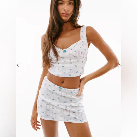 With Jean Blue Pointelle Set - Picture 7 of 7